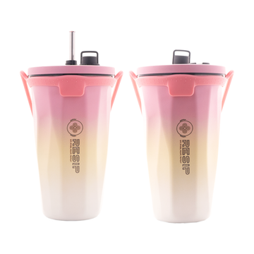 RESIP 600ml Insulated Tumbler with Retractable Straw